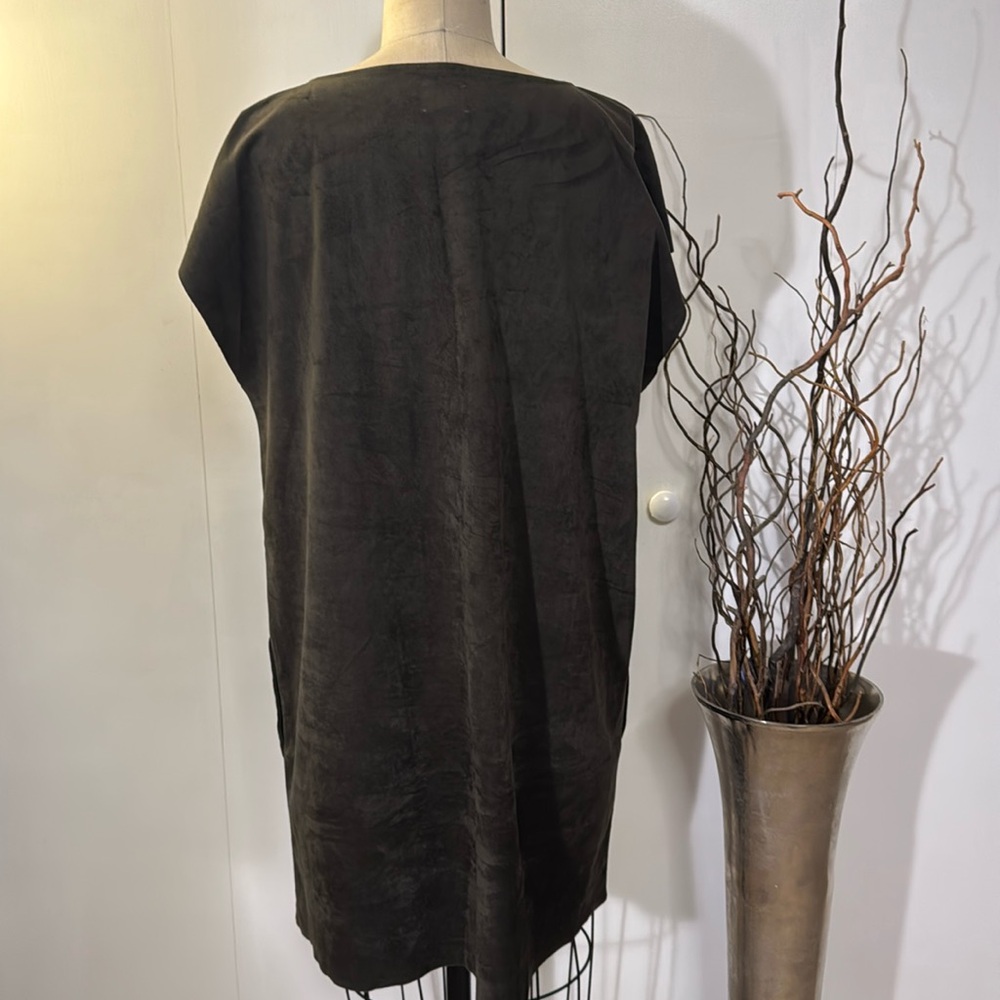Wilfred Free Nori dress in gray - cap sleeve midi - Picture 4 of 6